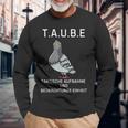 Lustiges Tauben Überwachungs- Deutsches Meme Langarmshirts Geschenke für alte Männer