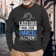 Marcel Name With Slogan Langarmshirts Geschenke für alte Männer