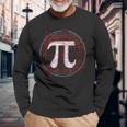Math Pi Shirt Pi Symbol 314 Pi Day Math Lovers Math Teacher Long Sleeve T-Shirt Gifts for Old Men