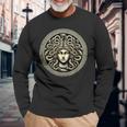 Medusa Mythos Gorgone Snake Hair Greek Mythology Langarmshirts Geschenke für alte Männer