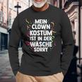 Mein Clown Kostüm Ist In Der Wäsche Carnival Langarmshirts Geschenke für alte Männer