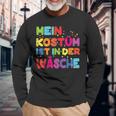 Mein Kostüm Ist In Der Wäsche For Carnival Fancy Dress Costume Langarmshirts Geschenke für alte Männer