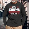 Mein Kurwa Kommton Ganzem Herz Polen Kurwa Langarmshirts Geschenke für alte Männer