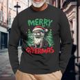 Merry Ottermas Otter Christmas Langarmshirts Geschenke für alte Männer