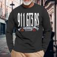 Moneda Memeintage De Coche De Carreras 911 Gt3 Rs Camiseta de manga larga Regalos para ancianos