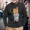 My New Character Double Stylish Chill Guy Meme Langarmshirts Geschenke für alte Männer