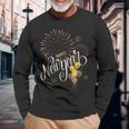 New Year's Eve Fireworks Happy New Year 2024 Langarmshirts Geschenke für alte Männer