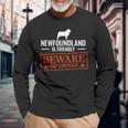Newfoundland Dog Owner Dog Lover T-Shirt Long Sleeve T-Shirt Gifts for Old Men
