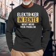 Nicht Mehr Problem Rente Craftsman Electricians Langarmshirts Geschenke für alte Männer