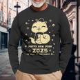 Nouvel An Lunaire 2025 Année Du Serpent Chinois Asiatiqueietnamien T-shirt à manches longues Cadeaux pour les vieillards