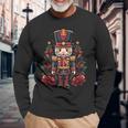 Nutcracker Christmas Holiday Festive Traditional Langarmshirts Geschenke für alte Männer