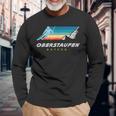 Oberstaufen Bayern Germany Retro 80S Ski Langarmshirts Geschenke für alte Männer