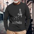 Occult Unholy Okkult Satan Witch Hexen Antichrist Langarmshirts Geschenke für alte Männer