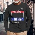 OH Ohio NativeShirt Home State Residents Pride Idea Long Sleeve T-Shirt Gifts for Old Men