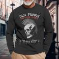 Old Punks Never Dies Punk Rock Music & Punks Camiseta de manga larga Regalos para ancianos