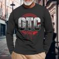 Otc Yeet Arch Vintage College Sport Wrestling Long Sleeve T-Shirt Gifts for Old Men