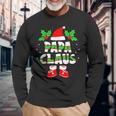 Papa Claus Outfit Christmas Family Christmas Langarmshirts Geschenke für alte Männer