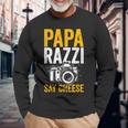 Paparazzi Say Cheese Photographer Photography Camera Langarmshirts Geschenke für alte Männer