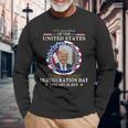 President Donald Trump Housewarming Day 2025 Langarmshirts Geschenke für alte Männer