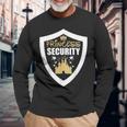 Princess Security Princess Protection Princess Daughter Long Sleeve T-Shirt Gifts for Old Men