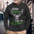 Real Hunting Your Food Hunter Deer Hunting Langarmshirts Geschenke für alte Männer