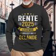 Rente 2025 Legend Leaves Terrain For Retirees Langarmshirts Geschenke für alte Männer