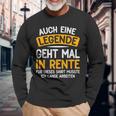 Retirement 2024 Retirement Pension Decoration Retirees 2023 Langarmshirts Geschenke für alte Männer