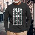 Retro Here Here Fischi Fischi Fischi Langarmshirts Geschenke für alte Männer