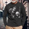 Retro Selfie Alien Bigfoot Bigfoot Alien Long Sleeve T-Shirt Gifts for Old Men