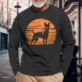 Retrointage Working Kelpie Dog Langarmshirts Geschenke für alte Männer