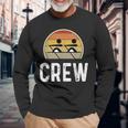 Rongeur Rétro Avec Bateau De Sport T-shirt à manches longues Cadeaux pour les vieillards