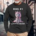 Rule 1 Snout Unicorn Sarcasm Langarmshirts Geschenke für alte Männer