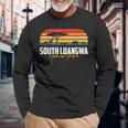 Safari Big Five South Luangwa Parque Nacional Zambia África Camiseta de manga larga Regalos para ancianos