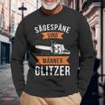 Sägespäne Sind Männerglitzer Lumberjack Forestry Langarmshirts Geschenke für alte Männer