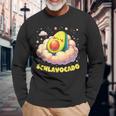 Schlavocado Official Sleep Avocado Sleep Langarmshirts Geschenke für alte Männer