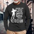 Secondiolin Classic Orchestra Musician Langarmshirts Geschenke für alte Männer