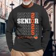 Senior 2025 Basketball Brother Class Of 2025 Proud Bro Long Sleeve T-Shirt Gifts for Old Men