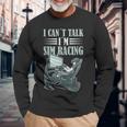 Sim Racing Equipos Simulación De Carreras Carreras En Línea Camiseta de manga larga Regalos para ancianos