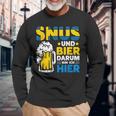 Snus Darum Bin Ich Hier Swedish Chewing Tobacco Langarmshirts Geschenke für alte Männer