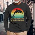 So Long And Thank You For The Whole Fishintage Langarmshirts Geschenke für alte Männer