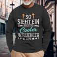 Social Media So Sieht Ein Richtig Cool Influencer Aus Langarmshirts Geschenke für alte Männer