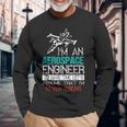 Soy Un Ingeniero Aeroespacial Ingeniero Aeroespacial Camiseta de manga larga Regalos para ancianos
