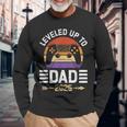 Spielerpapa Leveled Up To Daddy 2025 Dadintage Langarmshirts Geschenke für alte Männer