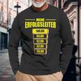 Spielothek Spielhalle Risikoleiter Meine Erfolgsleiter Langarmshirts Geschenke für alte Männer