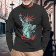 Statue Of Liberty Langarmshirts Geschenke für alte Männer