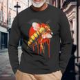 Steampunk Mech Bee Long Sleeve T-Shirt Gifts for Old Men