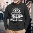 Stolzer Papa Einer Incredibly Fantastic Tochter Father Langarmshirts Geschenke für alte Männer