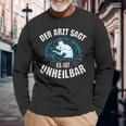 Table Tennis Doctor Says Unheilbar Cool Ping Pong Langarmshirts Geschenke für alte Männer