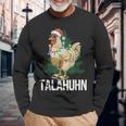 Talahuhn Christmas Hat Talahon Trendword Merry Christmas Langarmshirts Geschenke für alte Männer