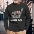 Tasty Tüti X Sad Hamster Meme Grass Bag Cannabis Langarmshirts Geschenke für alte Männer